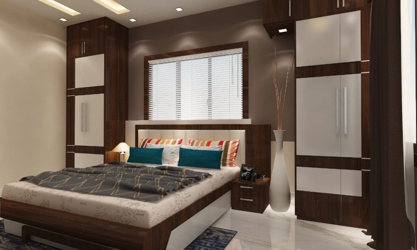 Master Bedroom Interior in Kolkata – Luxury & Comfort with Creative Name Interior