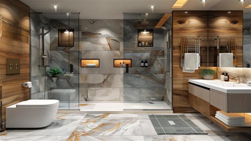 Compact Bathroom Design in Kolkata | Creative Interior Office, Kestopur