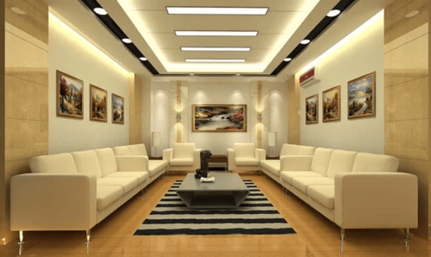 কলকাতায় আপনার লিভিং রুমকে রূপান্তর করুন আকর্ষণীয় ফলস সিলিং ডিজাইনের মাধ্যমে